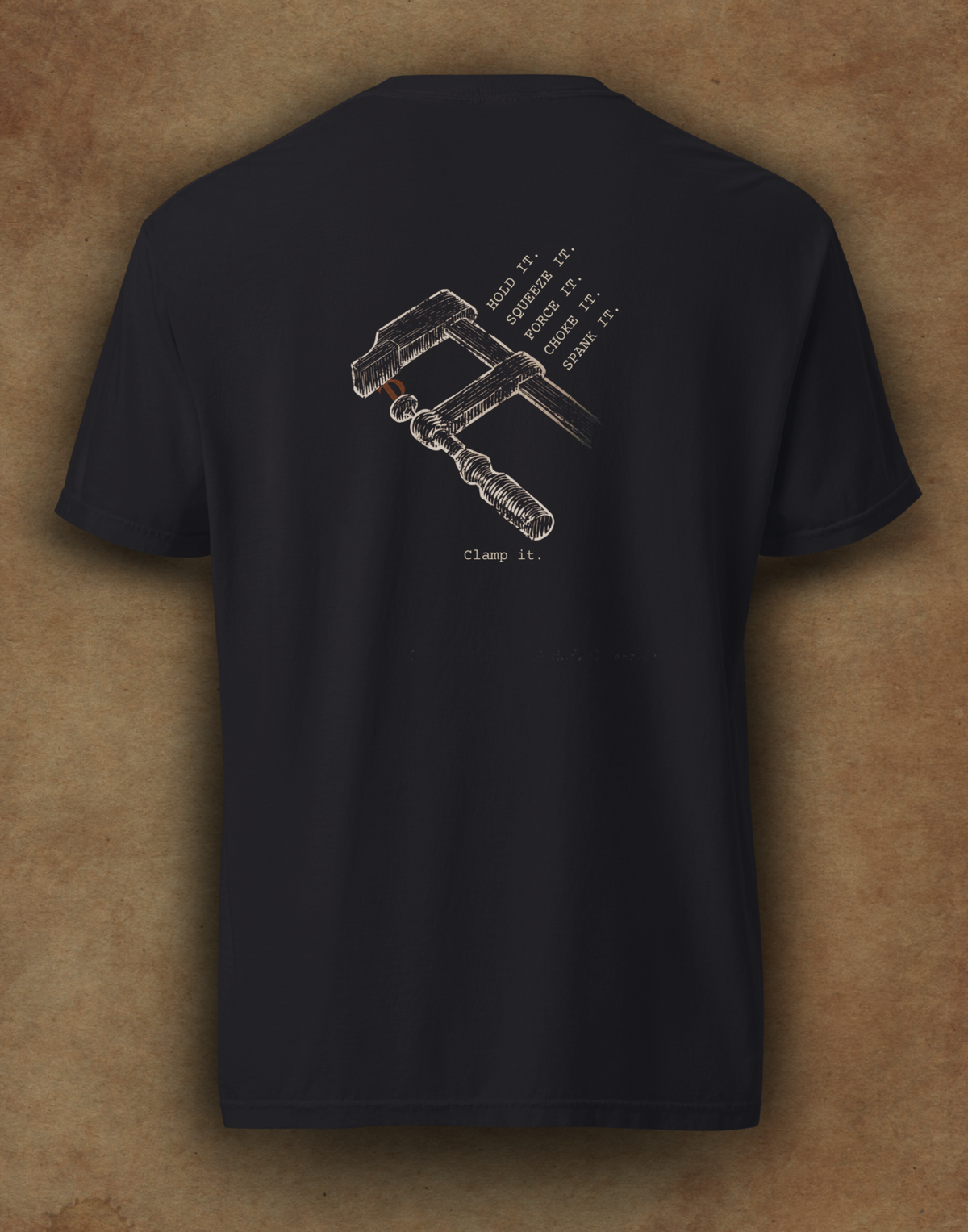 Clamp It |  heavyweight t-shirt
