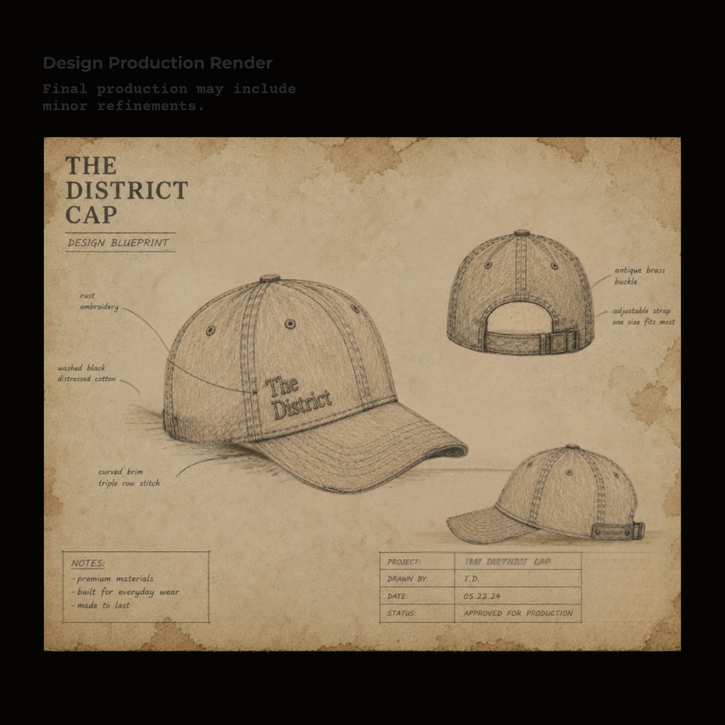 The District Hat - First Production Run Pre-Order
